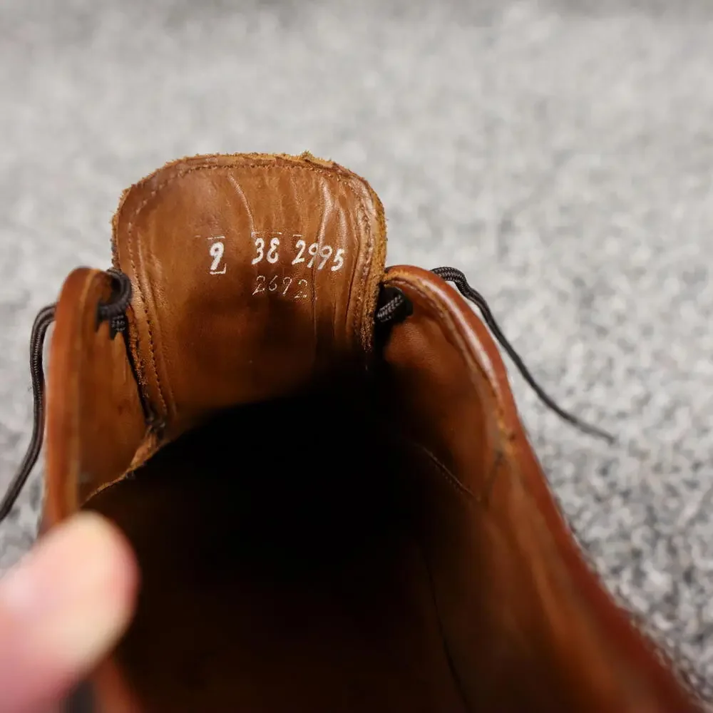 Allen Edmonds Men's‎ Size 9 Vintage Derby Leather Loafers Tan